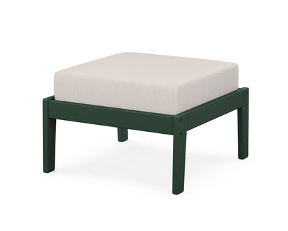 Unbranded Deep Seating Ottoman in Green / Cast Ash