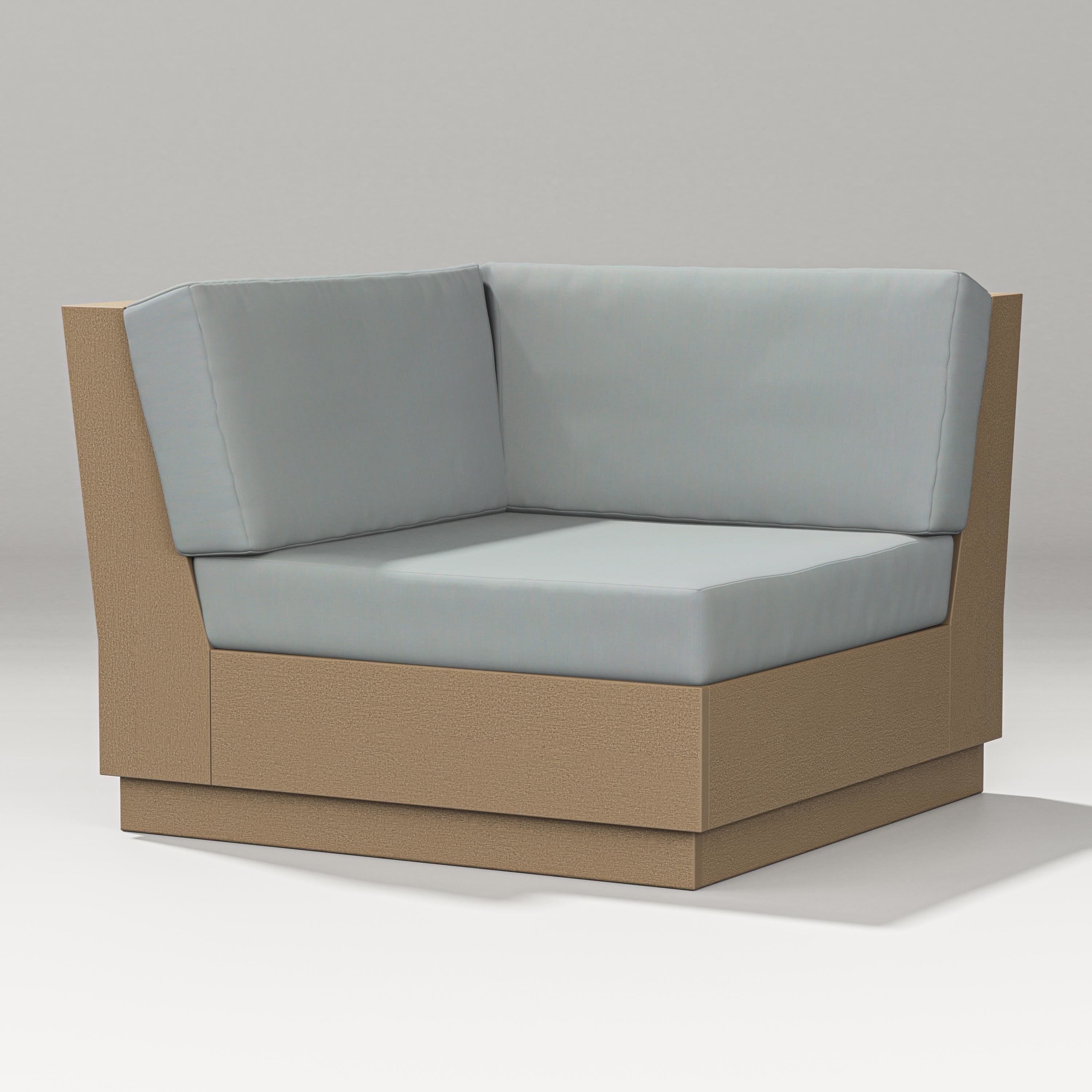 PW Designer Series Elevate Modular Corner Chair in Vintage Sahara / Spa