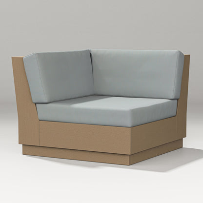 PW Designer Series Elevate Modular Corner Chair in Vintage Sahara / Spa