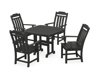 Country Living Cottage 5-Piece Dining Set in Black