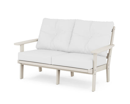 POLYWOOD® Prairie Deep Seating Loveseat in Sand / Natural