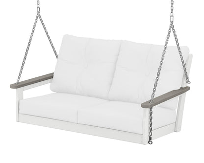 Vineyard Deep Seating Swing - White