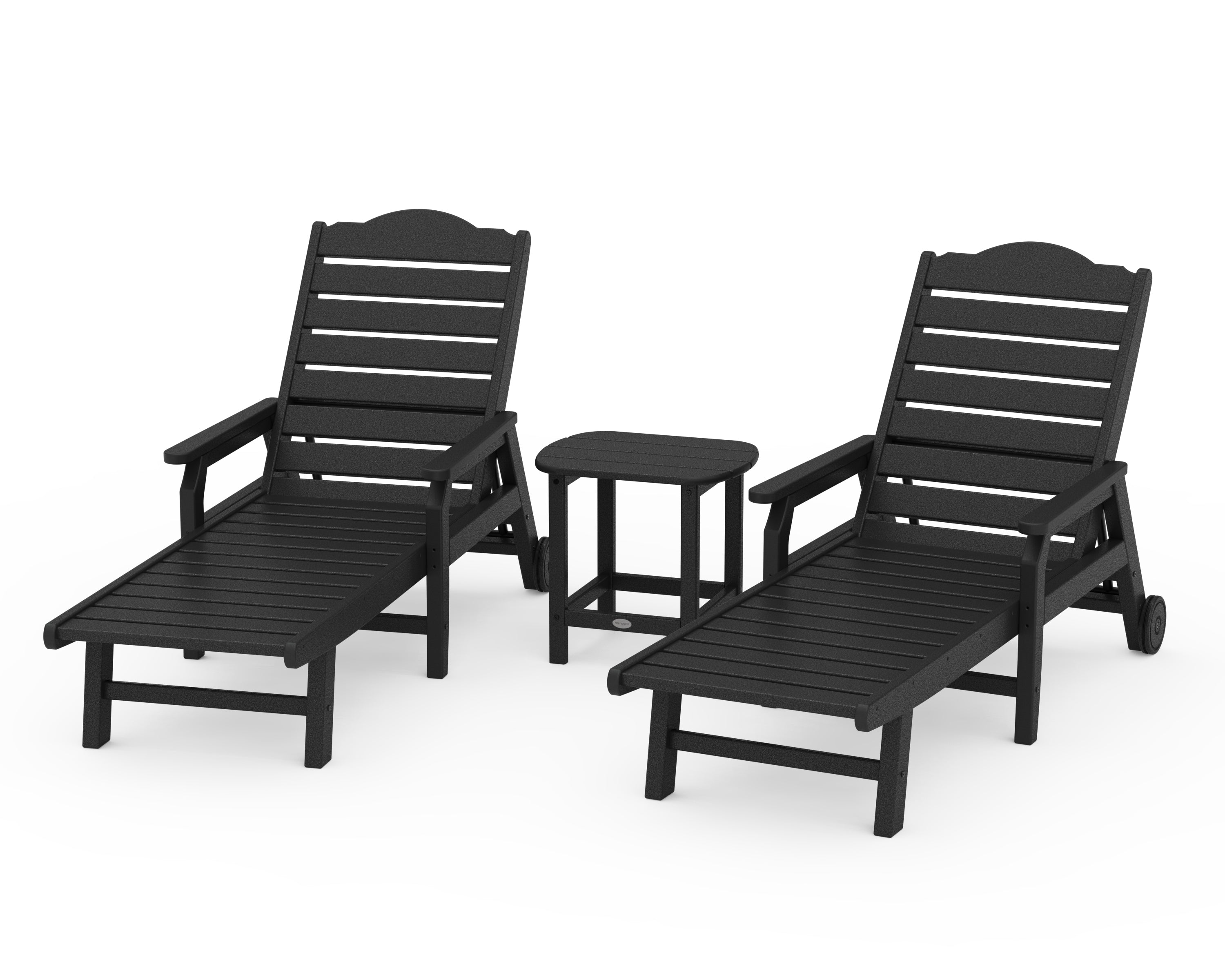 Draper James™ by  POLYWOOD® 3-Piece Savannah Chaise Lounge Set in Black