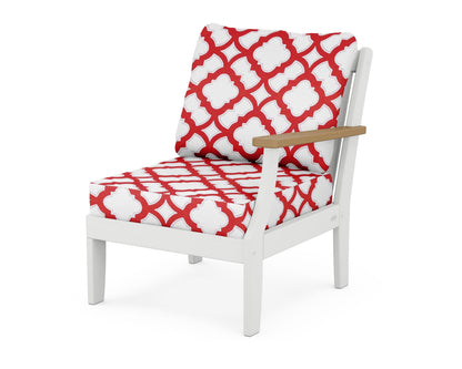 Braxton Modular Right Arm Chair - White