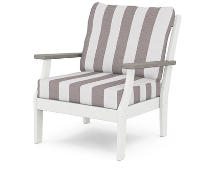 Braxton Deep Seating Chair - White