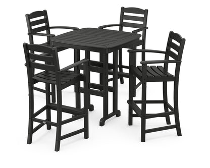 POLYWOOD® La Casa Café 5-Piece Bar Set in Black