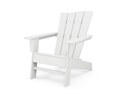 POLYWOOD® The Wave Chair Right in White