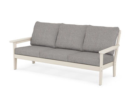 Country Living Cottage Deep Seating Sofa in Sand / Grey Mist