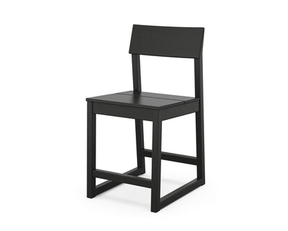 POLYWOOD® EDGE Counter Side Chair in Black