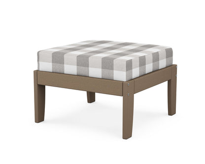 Unbranded Modular Ottoman - Classic in Vintage Sahara / Buffalo Plaid Grey Mist