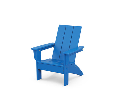 POLYWOOD® Kids Modern Adirondack Chair in Pacific Blue