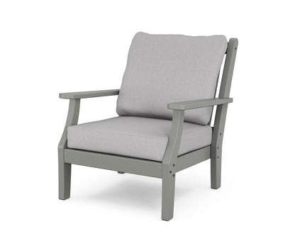 Country Living Wovendale Deep Seating Chair in Slate Grey / Granite
