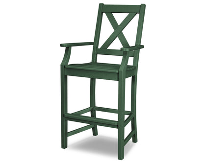 POLYWOOD® Braxton Bar Arm Chair in Green
