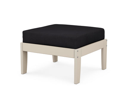 Unbranded Modular Ottoman - Classic in Sand / Midnight Linen