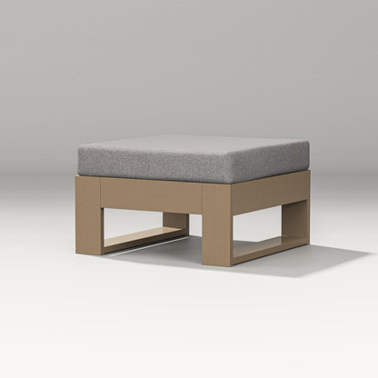 PW Designer Series Latitude Lounge Ottoman in Vintage Sahara / Grey Mist