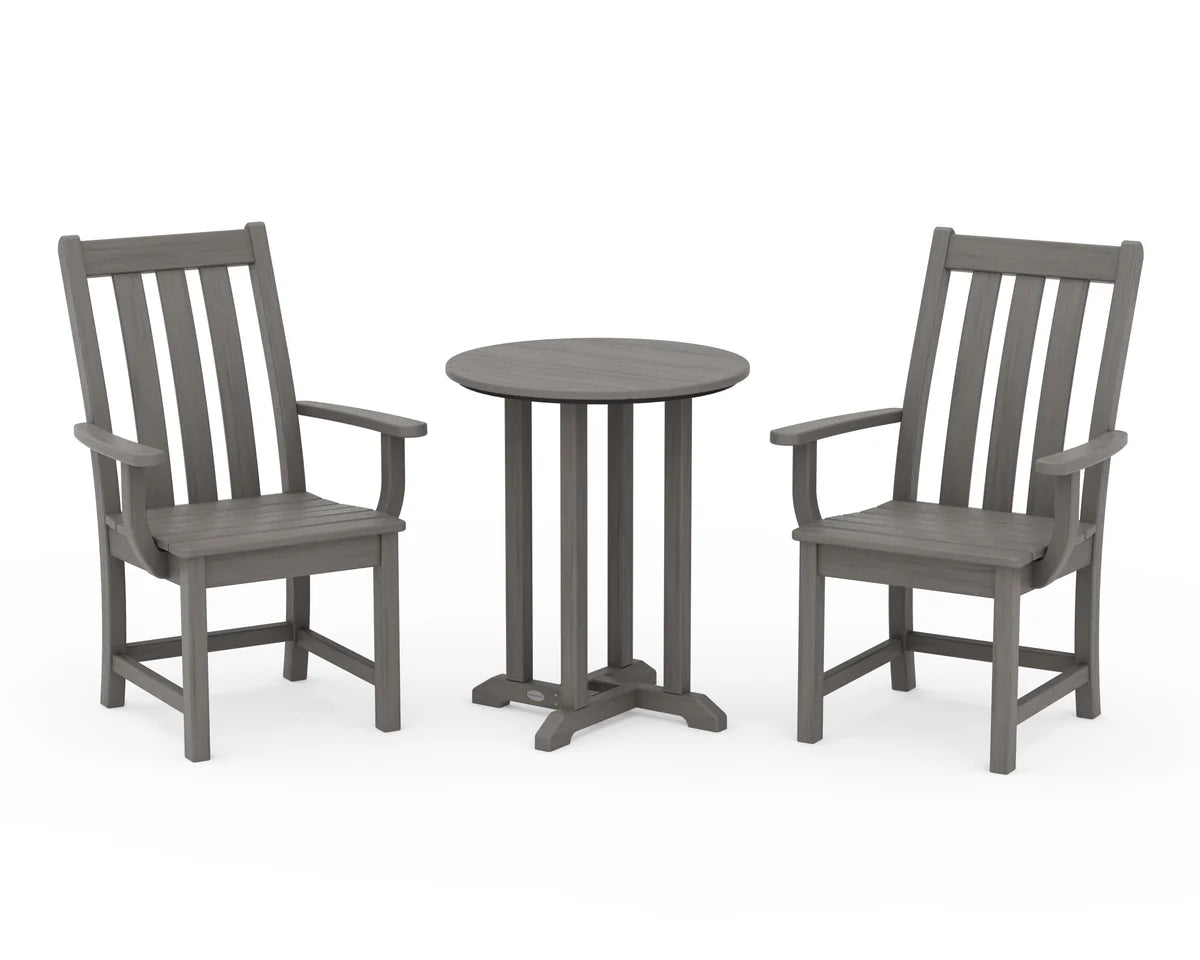 Vineyard 3-Piece Round Dining Set