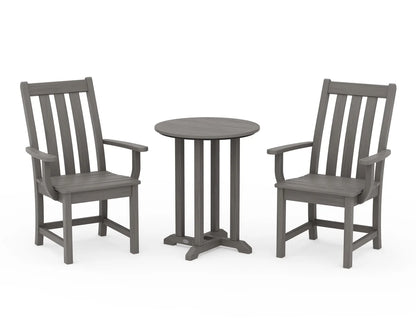 Vineyard 3-Piece Round Dining Set