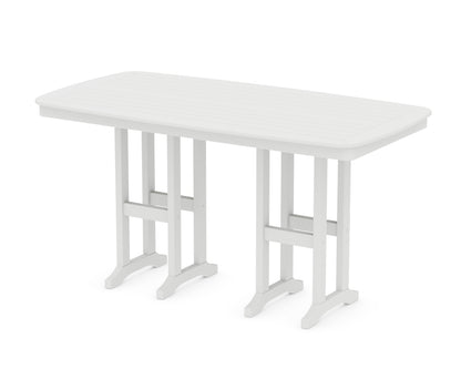 POLYWOOD® Nautical 37" x 72" Counter Table in White