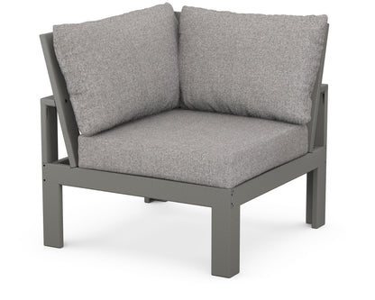 Unbranded Modular Corner Chair in Slate Grey / Grey Mist