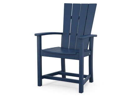 POLYWOOD® Quattro Adirondack Dining Chair in Navy