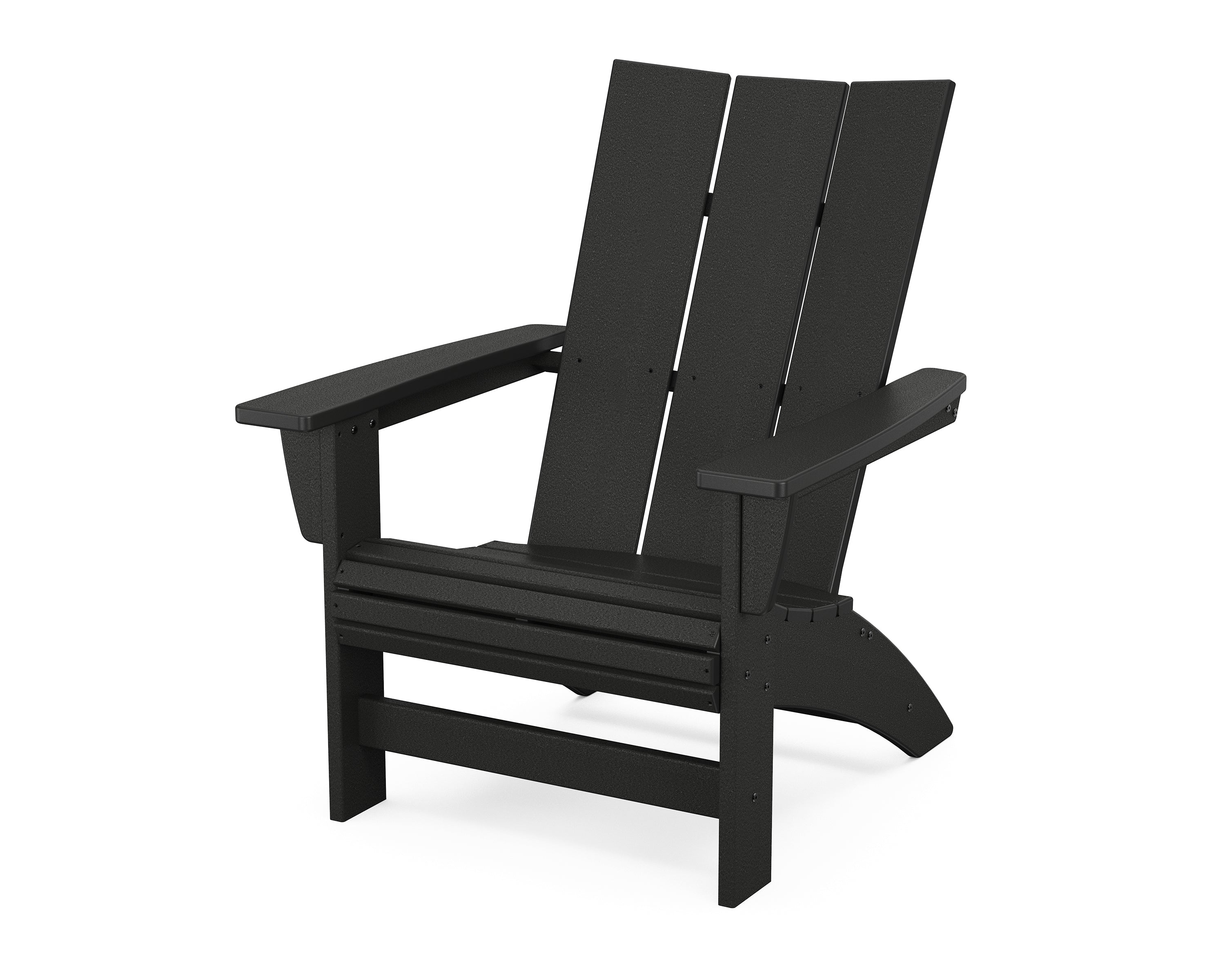 POLYWOOD® Modern Grand Adirondack Chair in Black