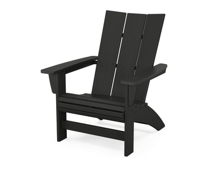 POLYWOOD® Modern Grand Adirondack Chair in Black