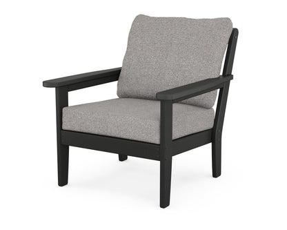 Country Living Cottage Deep Seating Chair in Black / Grey Mist