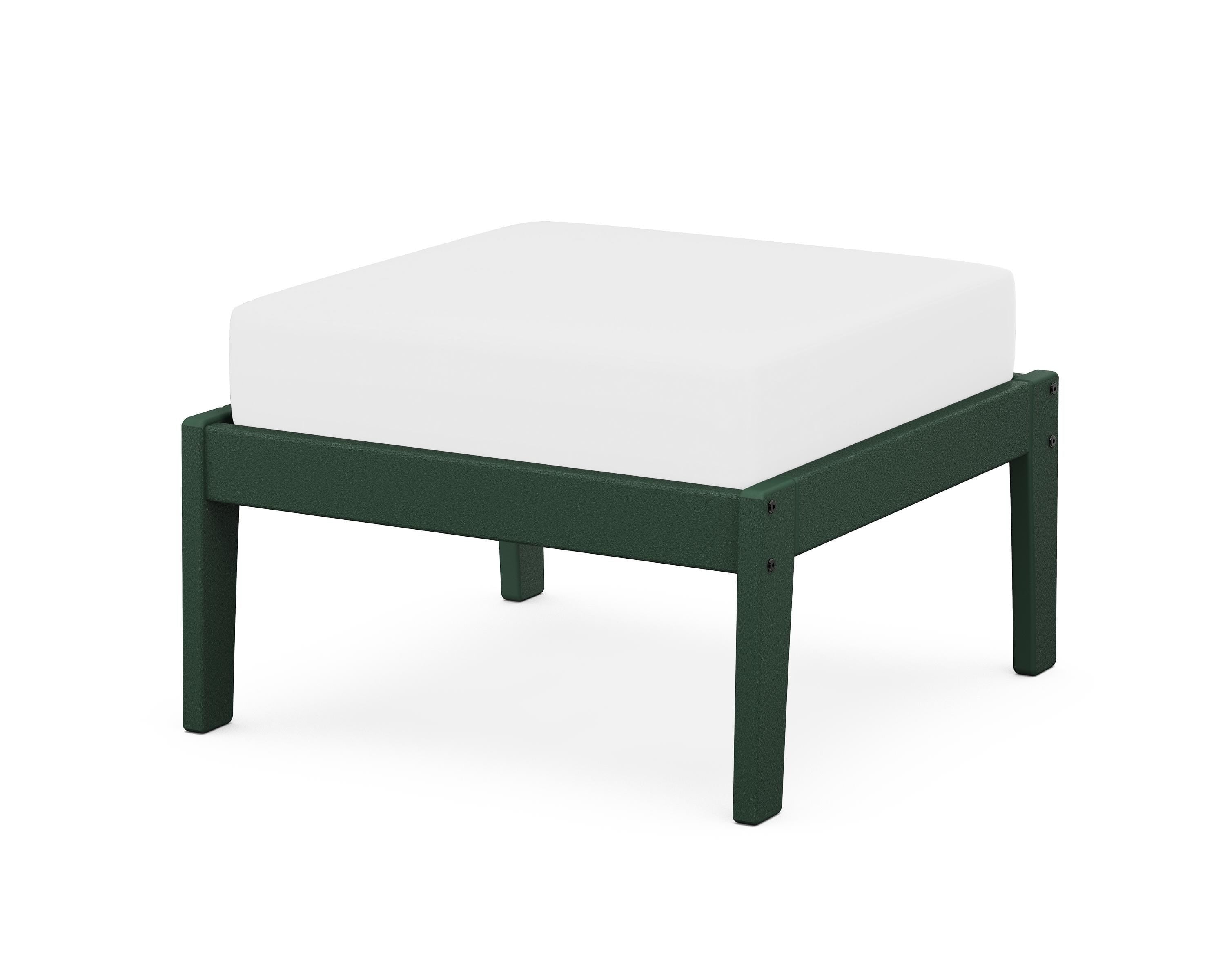 Unbranded Deep Seating Ottoman in Green / Natural