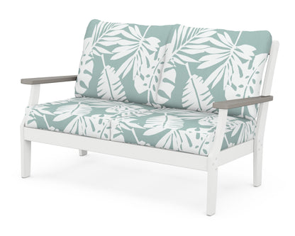 Braxton Deep Seating Loveseat - White