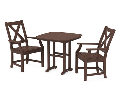 POLYWOOD® Braxton 3-Piece Dining Set in Mahogany