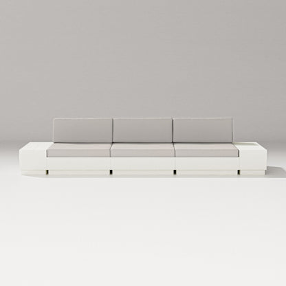 PW Designer Series Elevate Straight Sectional in Vintage White / Cast Ash