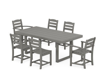 POLYWOOD® La Casa Café 7-Piece Dining Set in Slate Grey