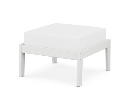 Unbranded Deep Seating Ottoman in White / Natural