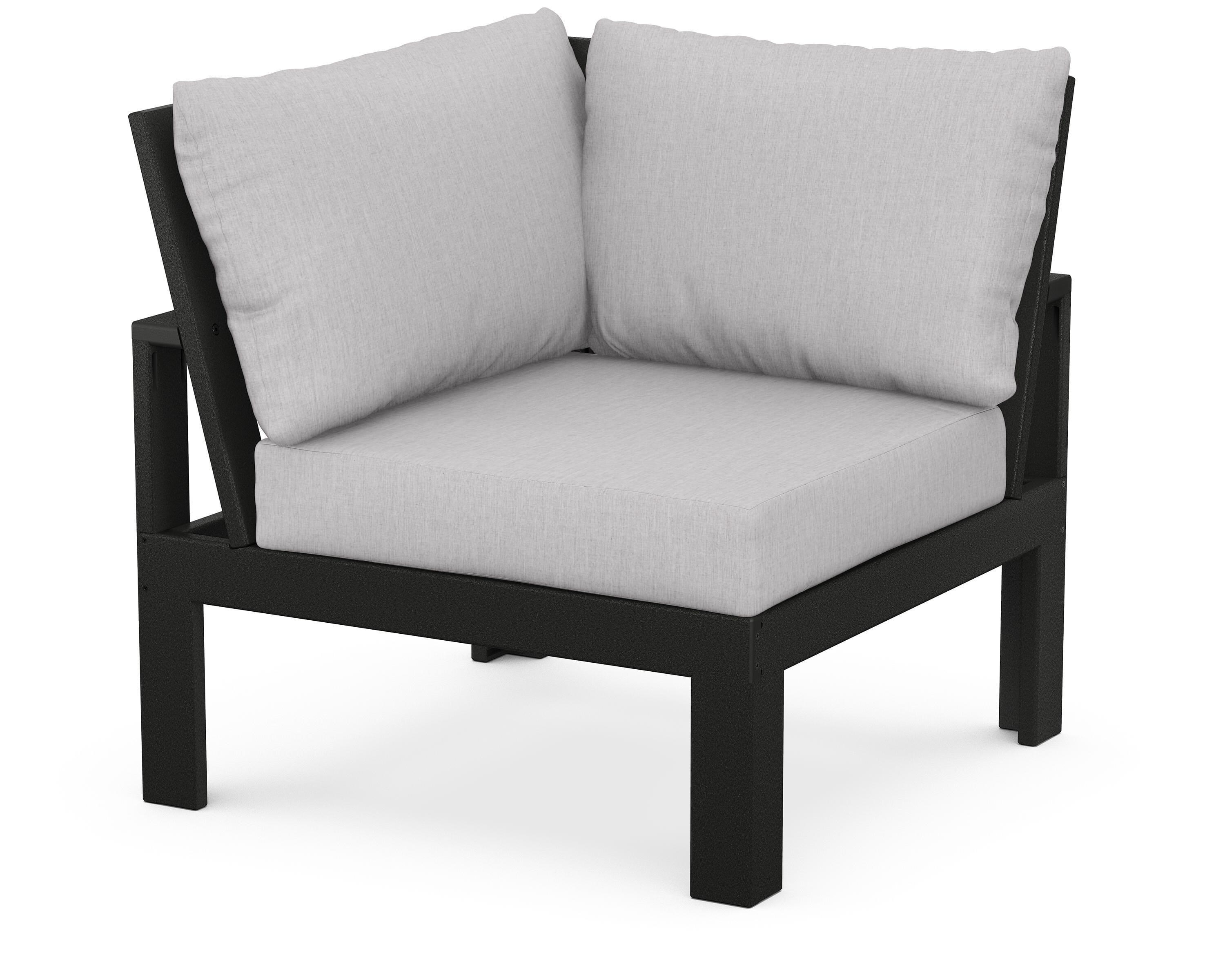 Unbranded Modular Corner Chair in Black / Granite