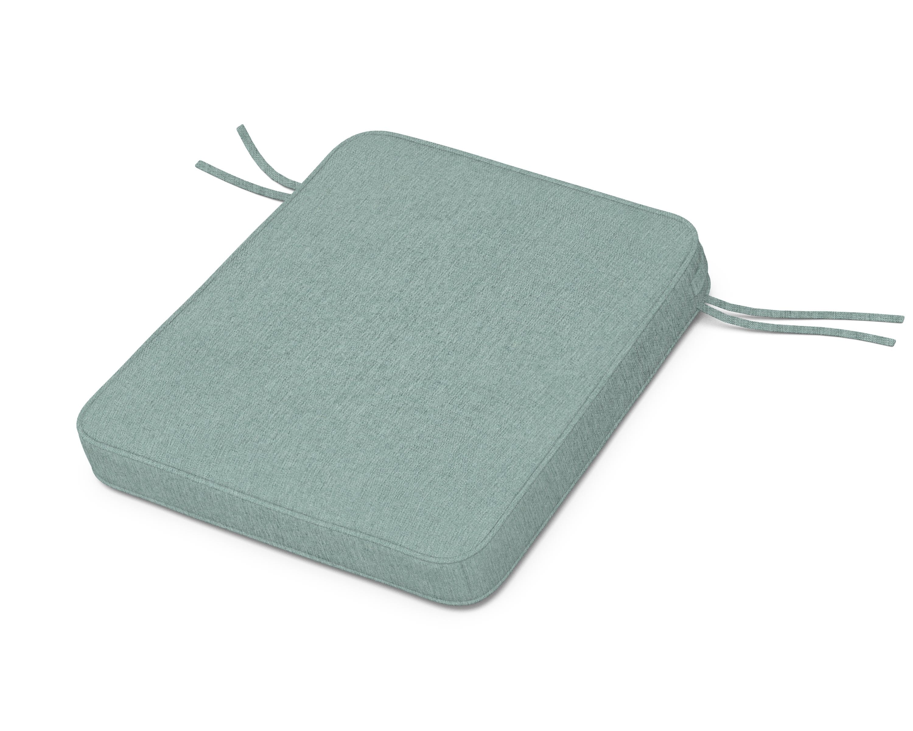 Martha Stewart by POLYWOOD® Chinoiserie Rocker Seat Cushion in Glacier Spa
