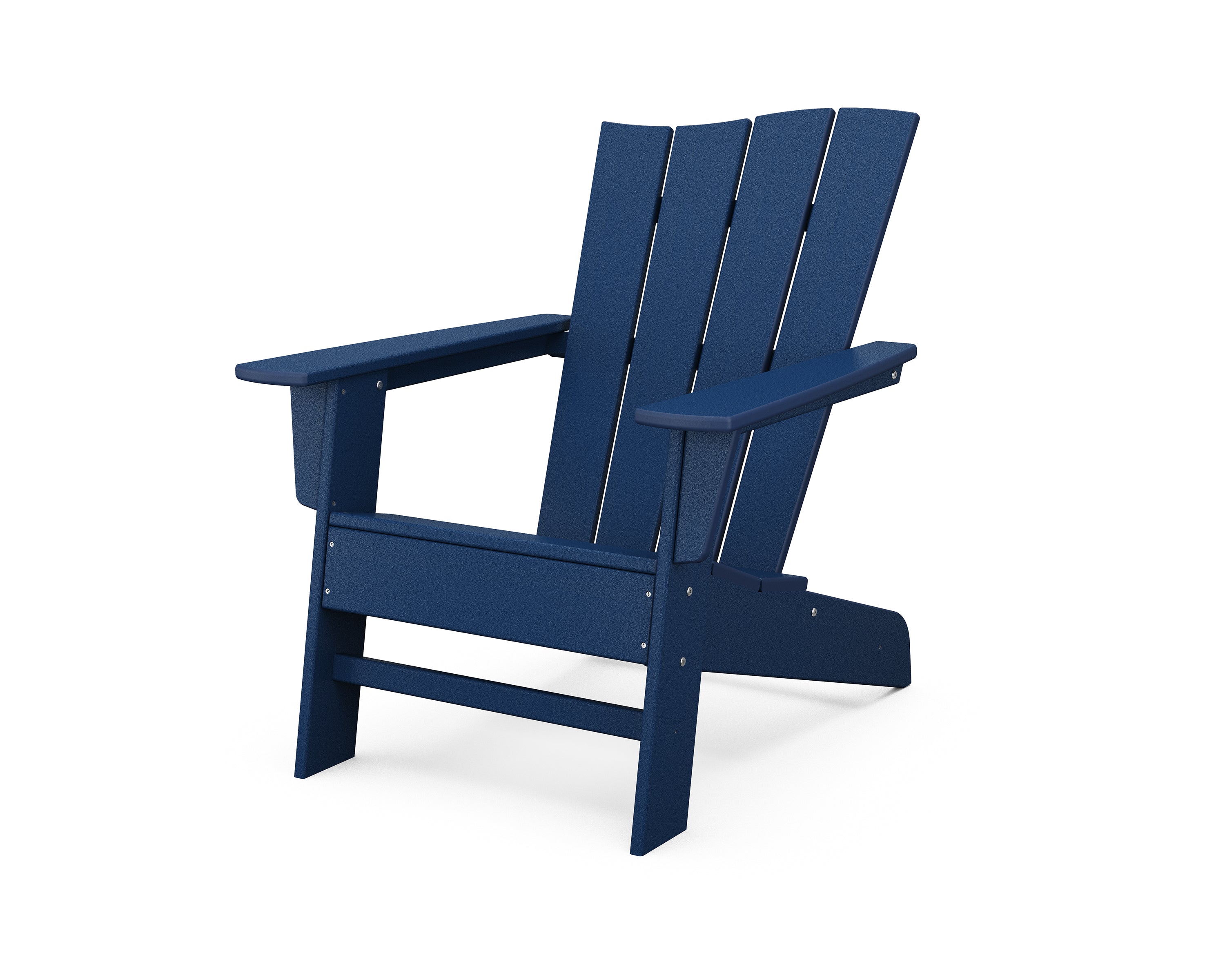 POLYWOOD® The Wave Chair Right in Navy