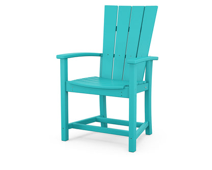 POLYWOOD® Quattro Adirondack Dining Chair in Aruba