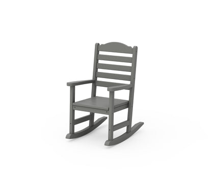 POLYWOOD® Savannah Kids Rocking Chair in Slate Grey