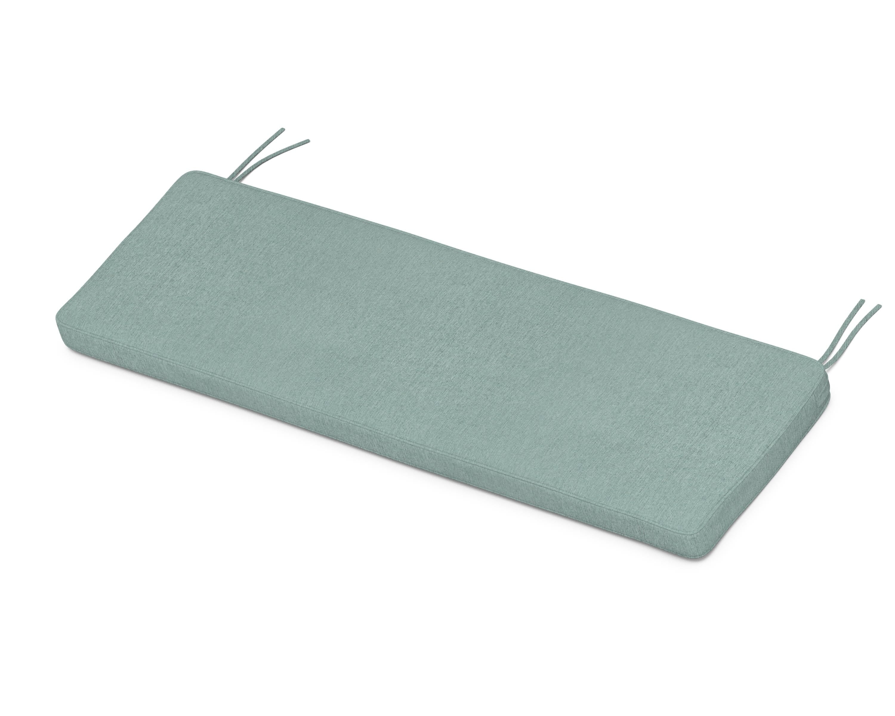 Martha Stewart by POLYWOOD® Chinoiserie Bench Seat Cushion in Glacier Spa