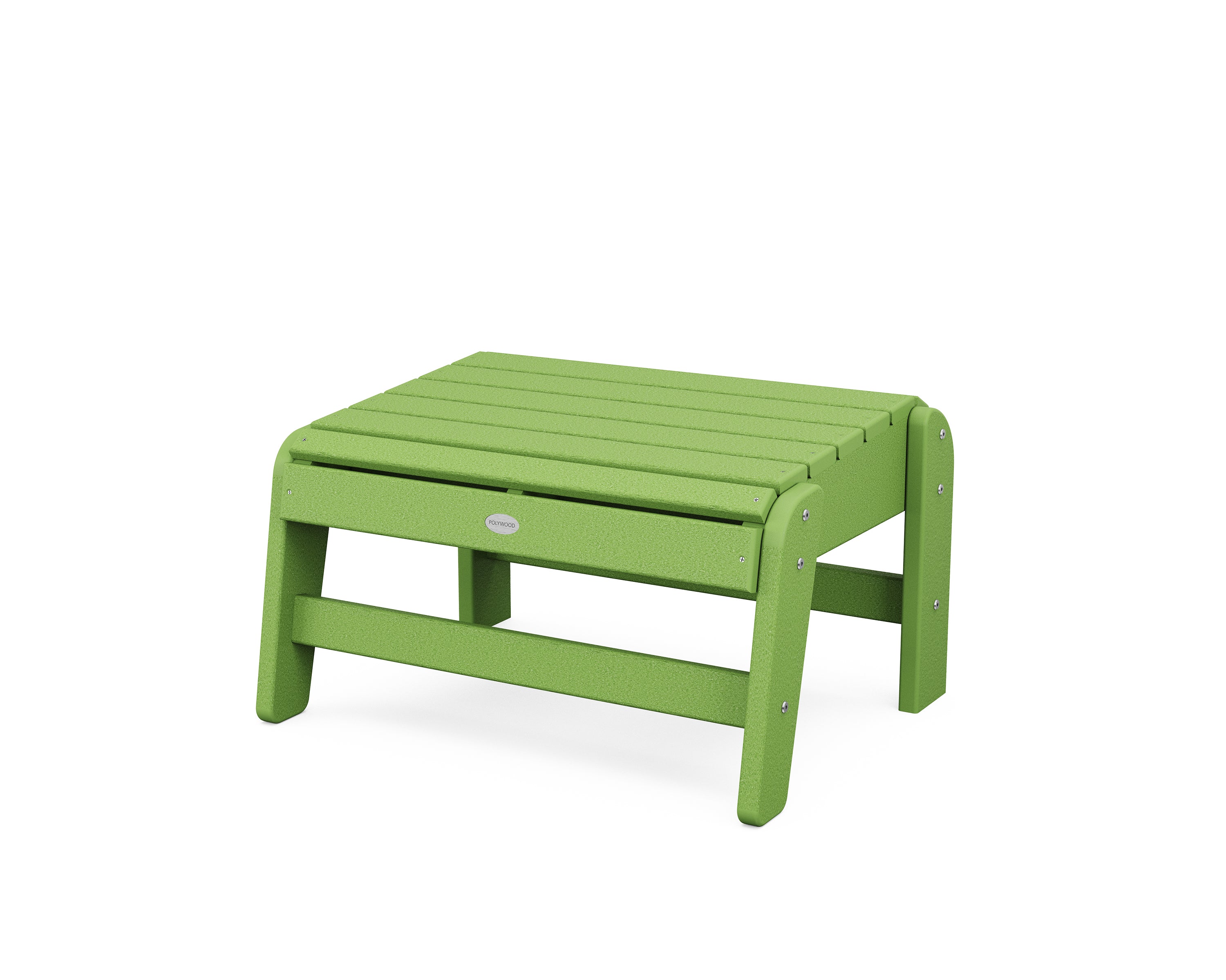 POLYWOOD® Grand Adirondack Ottoman in Lime