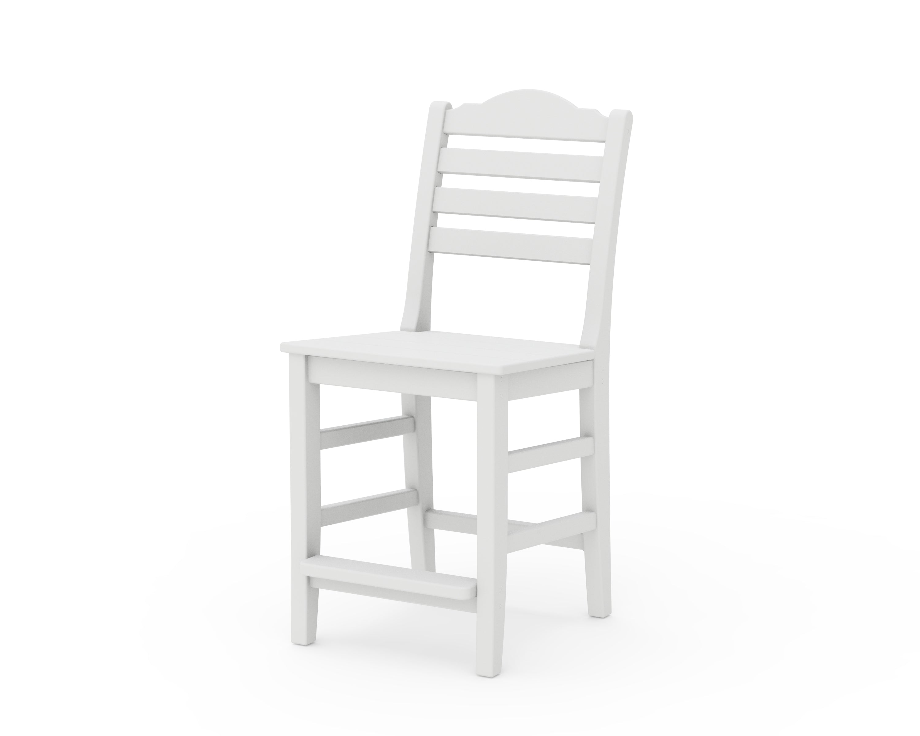 Draper James™ by  POLYWOOD® Savannah Counter Side Chair in White