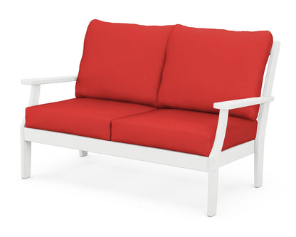 Braxton Deep Seating Loveseat - White
