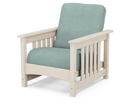 POLYWOOD® Club Mission Chair in Sand / Glacier Spa