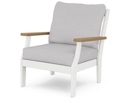 Braxton Deep Seating Chair - White