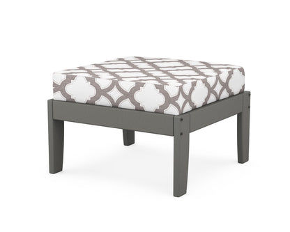 Unbranded Modular Ottoman - Classic in Slate Grey / Trellis Grey Mist