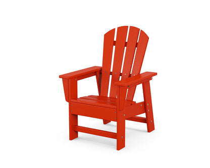 POLYWOOD® Kids Adirondack Chair in Sunset Red