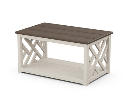 POLYWOOD® Chippendale Coffee Table in Sand / Kona