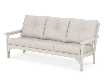 POLYWOOD® Vineyard Deep Seating Sofa in Sand / Cast Ash