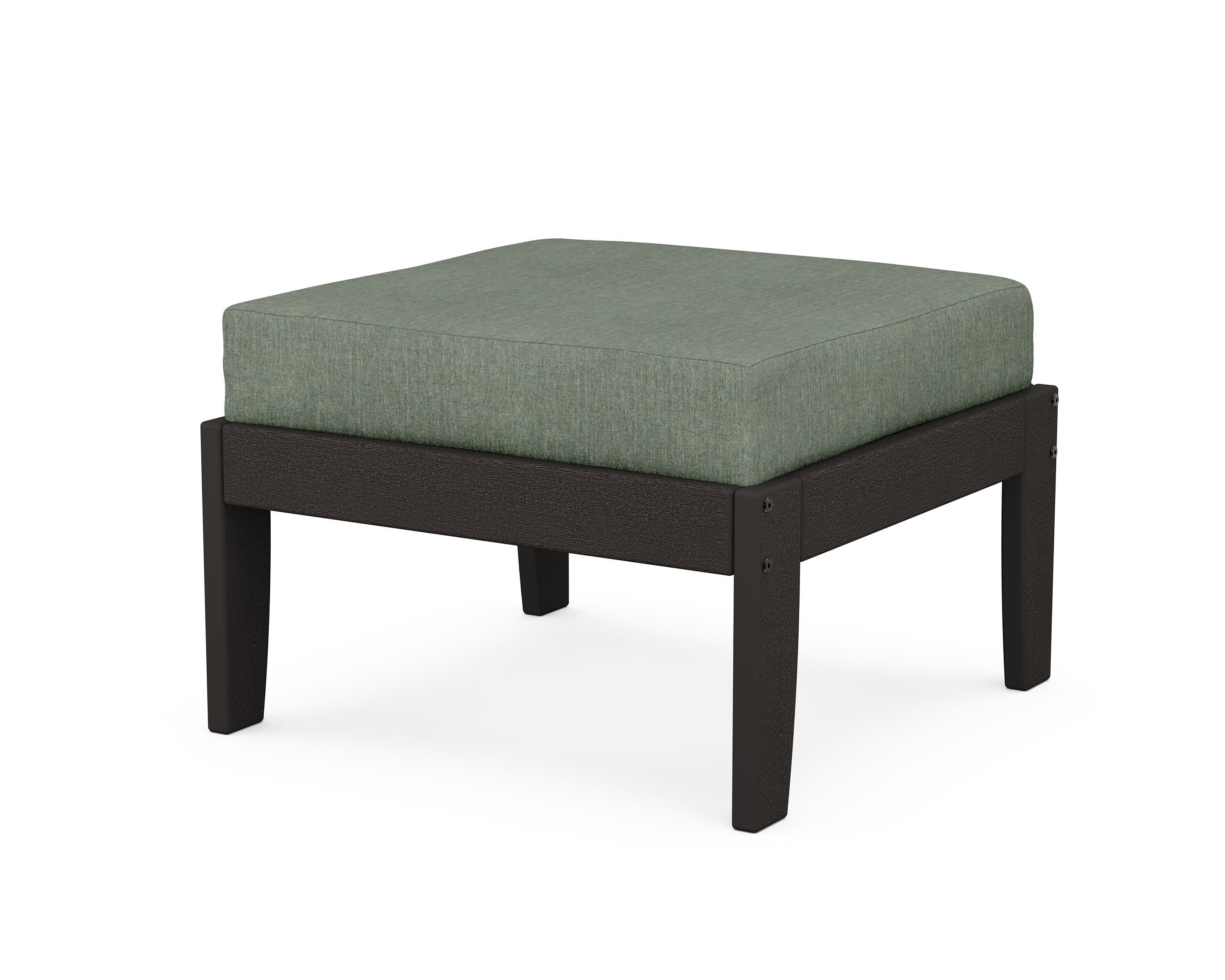 Unbranded Modular Ottoman - Classic in Vintage Coffee / Cast Sage
