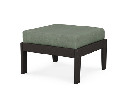 Unbranded Modular Ottoman - Classic in Vintage Coffee / Cast Sage
